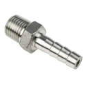 RS PRO Stainless Steel Pipe Fitting Straight Hexagon Nipple Male Threaded 1/4 in x Male 8 mm 499-3732