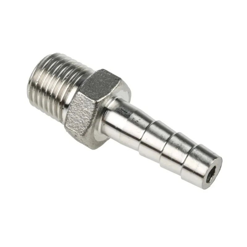 RS PRO Stainless Steel Pipe Fitting Straight Hexagon Nipple Male Threaded 1/4 in x Male 8 mm 499-3732