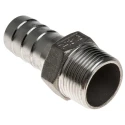 RS PRO Stainless Steel Pipe Fitting Straight Hexagon Nipple Male Threaded 3/4 in x Male Threaded 20 mm 499-3760