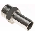 RS PRO Stainless Steel Pipe Fitting Straight Hexagon Nipple Male Threaded 3/4 in x Male Threaded 20 mm 499-3760