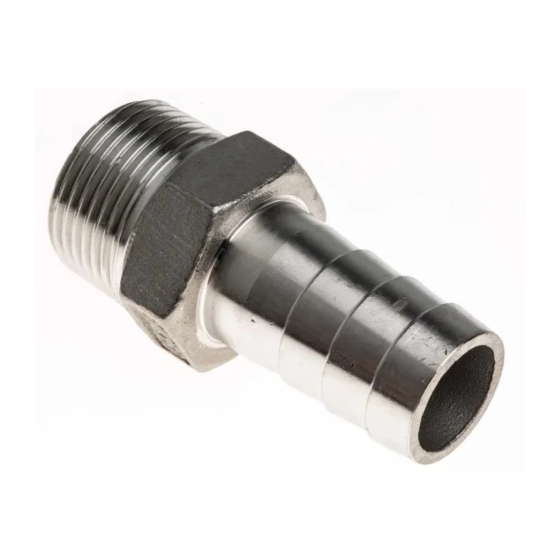RS PRO Stainless Steel Pipe Fitting Straight Hexagon Nipple Male Threaded 3/4 in x Male Threaded 20 mm 499-3760