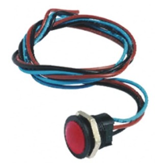 APEM IA Series Push Button Switch Panel 16.2 mm Cutout SPDT IP67 24 V dc 1 kV ac IAR5F1600