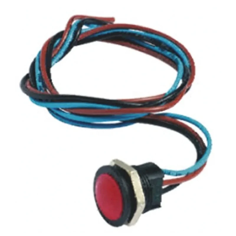 APEM IA Series Push Button Switch Panel 16.2 mm Cutout SPDT IP67 24 V dc 1 kV ac IAR5F1600