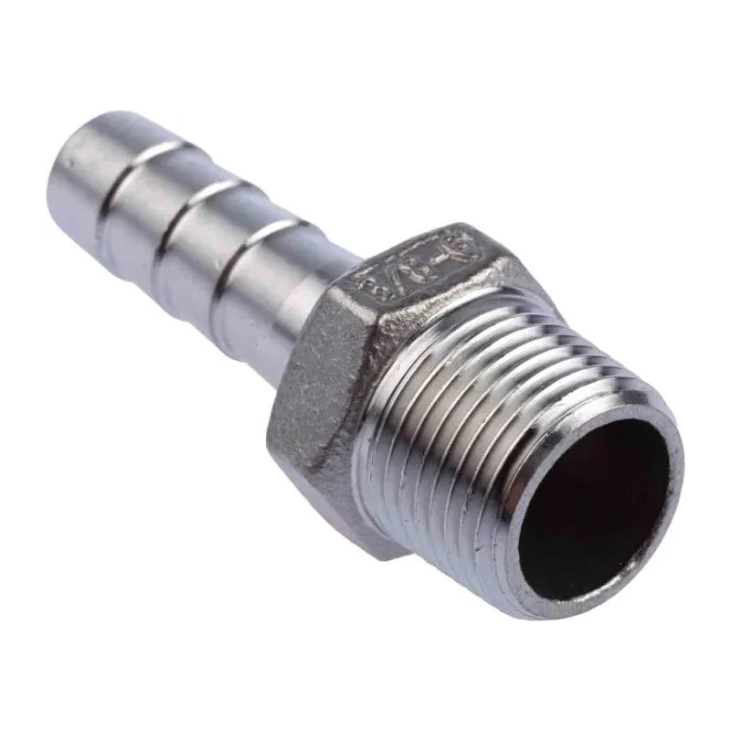 RS PRO Stainless Steel Pipe Fitting Straight Hexagon Nipple Male Threaded 3/8 in x Male 10 mm 499-3748