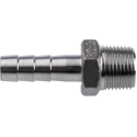 RS PRO Stainless Steel Pipe Fitting Straight Hexagon Nipple Male Threaded 3/8 in x Male 10 mm 499-3748