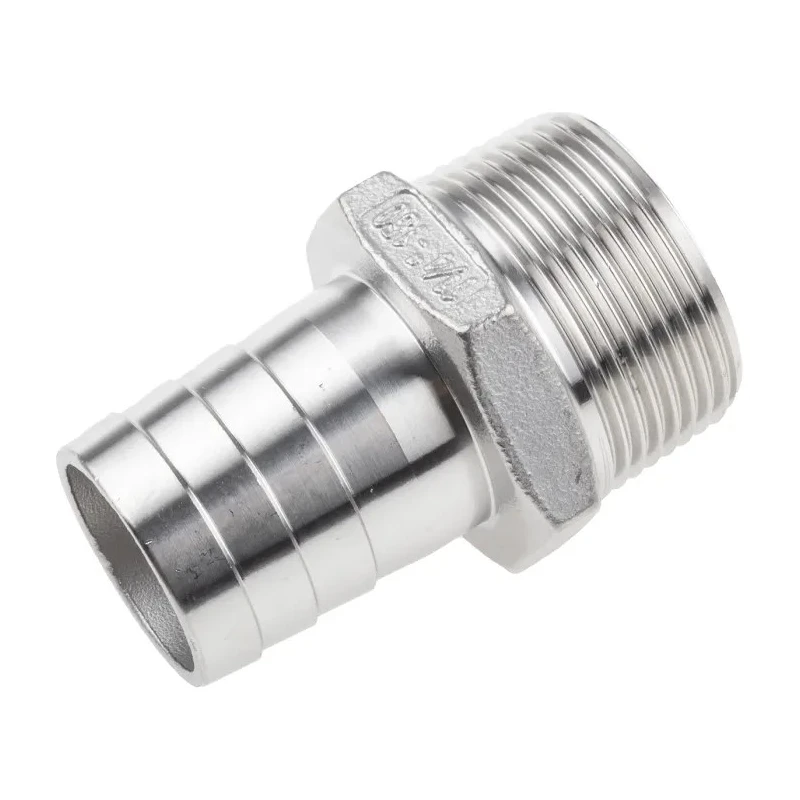RS PRO Stainless Steel Pipe Fitting Straight Hexagon Nipple Male Threaded 1-1/4 in x Male Threaded 32 mm 499-3782