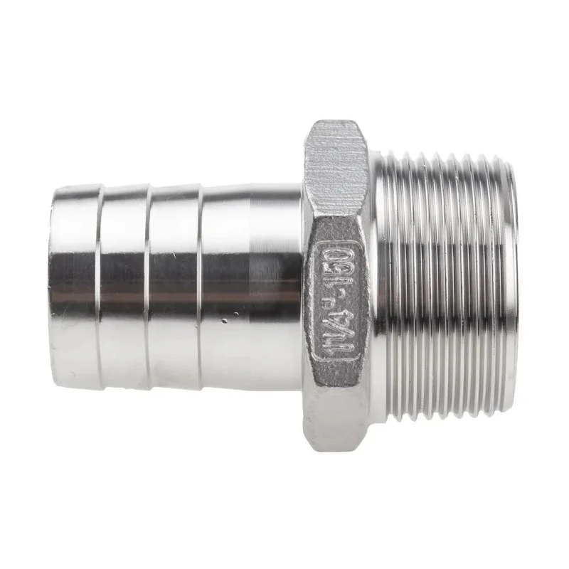 RS PRO Stainless Steel Pipe Fitting Straight Hexagon Nipple Male Threaded 1-1/4 in x Male Threaded 32 mm 499-3782