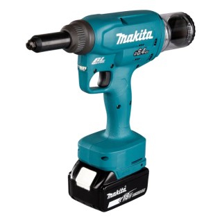 Makita Cordless Brushless Electric Rivet Gun 6.4 mm 18 V Maximum Pulling Force 20 kN DRV250Z