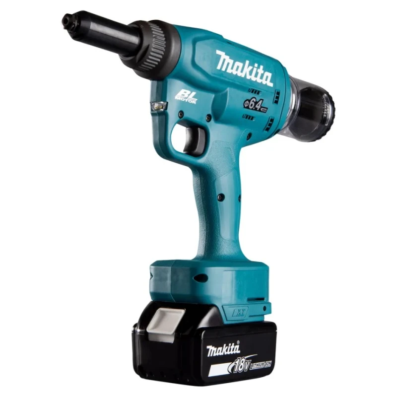 Makita Cordless Brushless Electric Rivet Gun 6.4 mm 18 V Maximum Pulling Force 20 kN DRV250Z