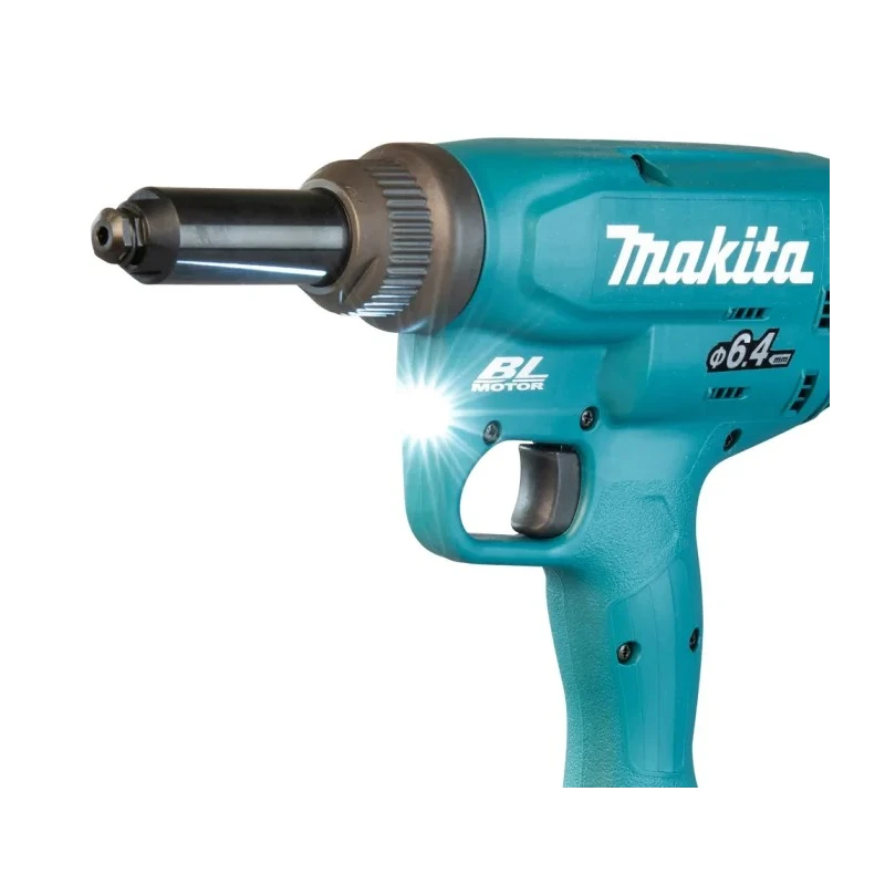 Makita Cordless Brushless Electric Rivet Gun 6.4 mm 18 V Maximum Pulling Force 20 kN DRV250Z