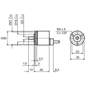 Baumer BDK Series Optical Incremental Encoder 5V dc, 1024 ppr, TTL RS422 Signal, Solid Shaft 5 mm BDK 16.05A1024-5-4