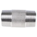 RS PRO Stainless Steel Pipe Fitting Straight Circular Nipple Male Threaded 1-1/4 in x Male Threaded 1-1/4 in 499-3271