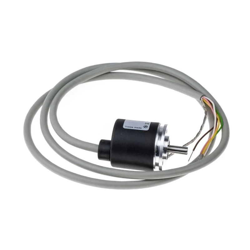 Baumer BDK Series Optical Incremental Encoder 30V dc, 1024 PPR, HTL/Push Pull Signal, Solid Shaft 5 mm BDK 16.24K1024-5-4