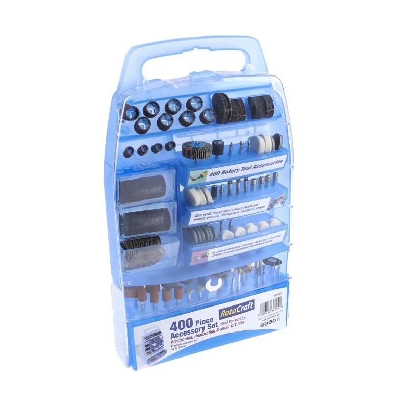 RS PRO 400-Piece Multitool Accessory Kit for Use with Dremel Tools, Shafts 2.3 mm & 3.2 mm 499-9134