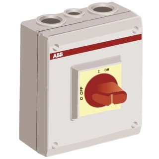 ABB 3-Pole Isolator Switch OTP Series IP65 3 Phase 45A 15 kW 690V ac 