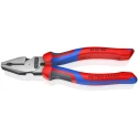 Knipex High Leverage 1-Piece Combination Plier 180mm Overall with Dual Component Handle 02 02 180