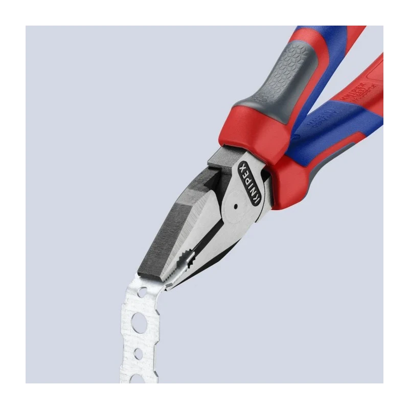Knipex High Leverage 1-Piece Combination Plier 180mm Overall with Dual Component Handle 02 02 180