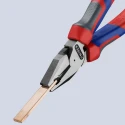 Knipex High Leverage 1-Piece Combination Plier 180mm Overall with Dual Component Handle 02 02 180