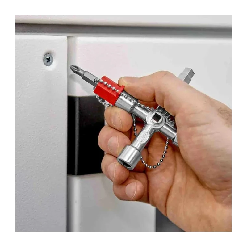 Knipex Die Cast Zinc 10-way Control Cabinet Key 00 11 04