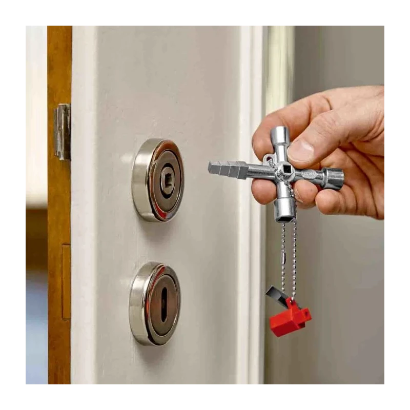 Knipex Die Cast Zinc 10-way Control Cabinet Key 00 11 04
