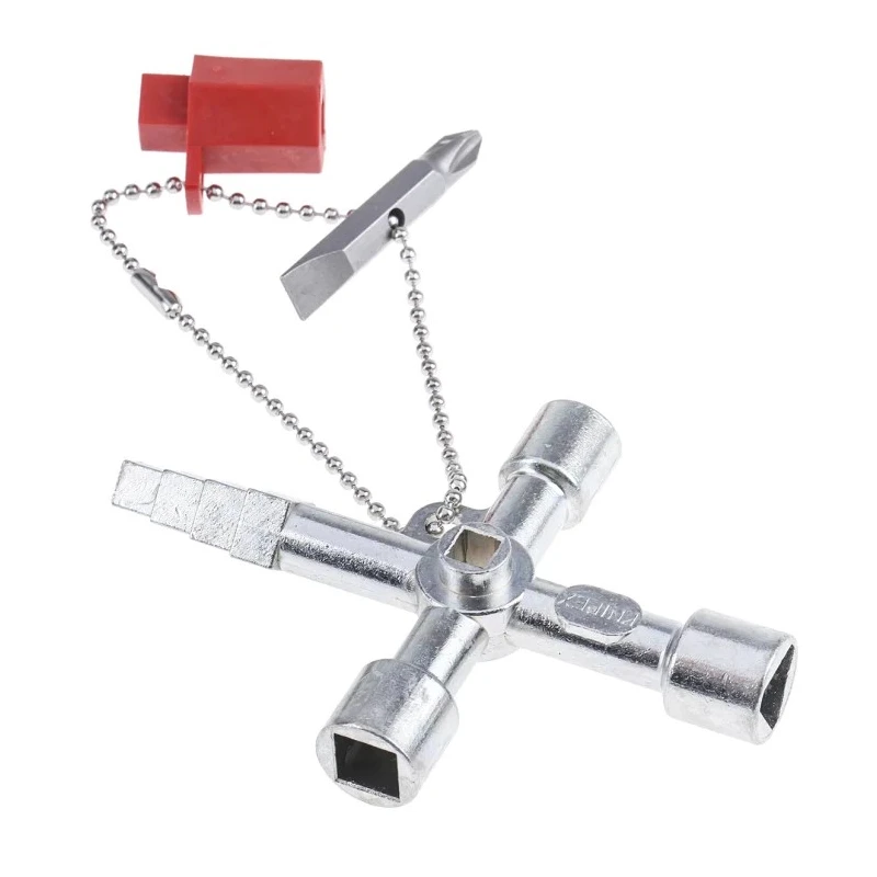 Knipex Die Cast Zinc 10-way Control Cabinet Key 00 11 04