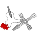 Knipex Die Cast Zinc 10-way Control Cabinet Key 00 11 04