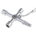 Knipex Die Cast Zinc 10-way Control Cabinet Key 00 11 04