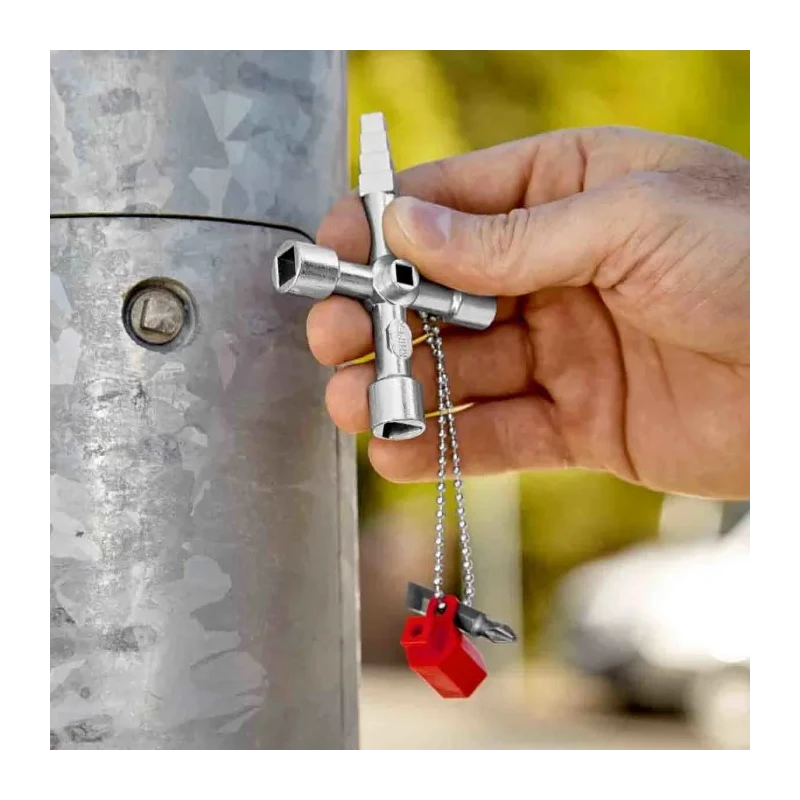 Knipex Die Cast Zinc 10-way Control Cabinet Key 00 11 04