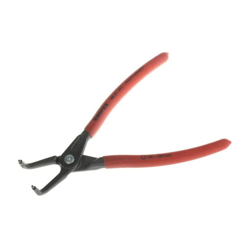 Knipex 1-Piece Circlip Plier 210mm Overall Length Chrome Vanadium Steel 40 to 100 mm Circlip Size Range 48 21 J31