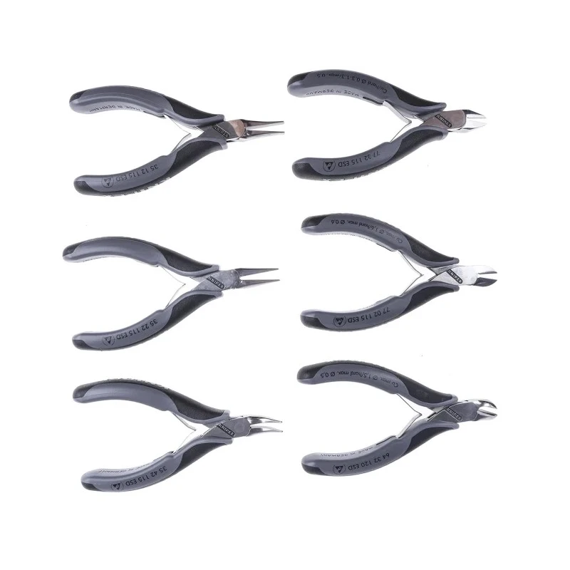 Knipex 6-Piece Precision ESD Electronics Plier Set 00 20 17