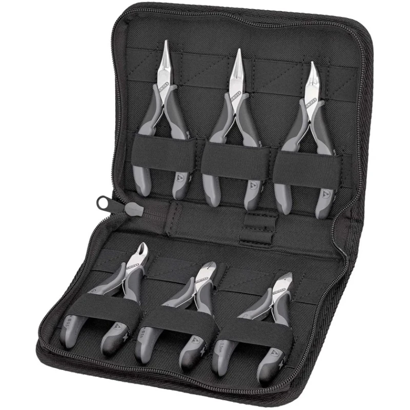 Knipex 6-Piece Precision ESD Electronics Plier Set 00 20 17