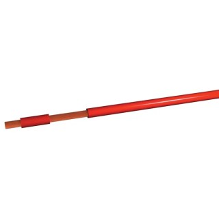 RS PRO Red 0.75 mm² Hook Up Wire, 18 AWG, 100 m PVC Insulated Copper Conductor Wire 201-0553