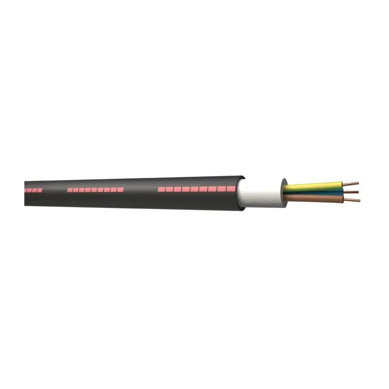 RS PRO 5 Core Power Cable Black 1.5mm² 70 °C 100 m Cross Linked Polyethylene 201-0597