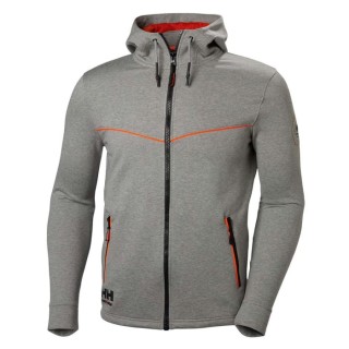 Helly Hansen Chelsea Evolution Grey Polartec Unisex Zip Hoodie 79197_930-S