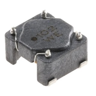 Wurth Elektronik WE-SL5 Surface Mount Common Mode Line Filter with Ferrite Core 1 mH ±40% 950 mA 744272102