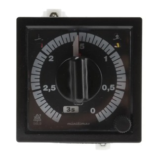 Dold EF7616 Series Panel Timer Relay, 2-Contact, 230V AC, 0.15 s to 30 h Timing Range EF7616.24 AC50/60HZ 230V 0.15S-30H