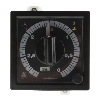 Dold EF7616 Series Panel Timer Relay, 2-Contact, 230V AC, 0.15 s to 30 h Timing Range EF7616.24 AC50/60HZ 230V 0.15S-30H