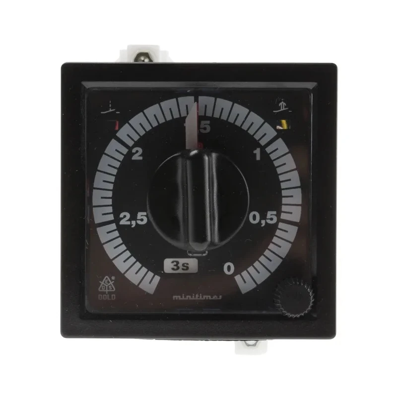 Dold EF7616 Series Panel Timer Relay, 2-Contact, 230V AC, 0.15 s to 30 h Timing Range EF7616.24 AC50/60HZ 230V 0.15S-30H