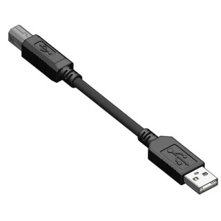 RS PRO IC Socket USB Cable Male USB Type A to Male USB B USB 2.0 Black 3m 201-2477