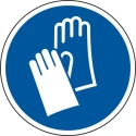 RS PRO Vinyl Floor Graphic Mandatory Safety Sign 200mm x 200mm, Vinyl, Self-Adhesive, ISO EN 7010 Compliant 201-3349
