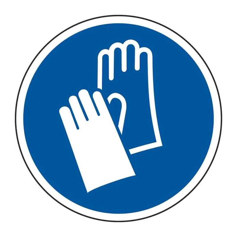 RS PRO Vinyl Floor Graphic Mandatory Safety Sign 200mm x 200mm, Vinyl, Self-Adhesive, ISO EN 7010 Compliant 201-3349