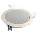 Visaton 6W 100V Line White Ceiling Speaker 218mm Diameter, 20 kHz Frequency Response DL 18/1 100 V (RAL 9010)