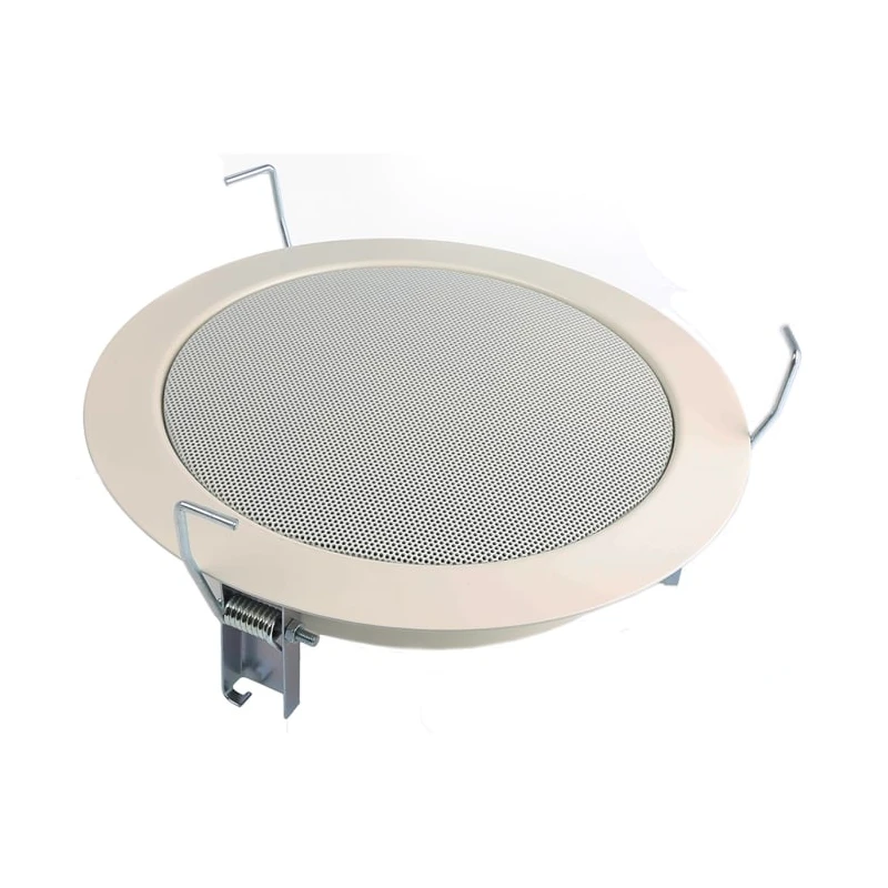 Visaton 6W 100V Line White Ceiling Speaker 218mm Diameter, 20 kHz Frequency Response DL 18/1 100 V (RAL 9010)