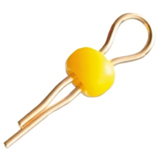Mac 8 Yellow Insulated Terminal Post Phosphor Bronze Body UL Approved LC-3-G YELLOW