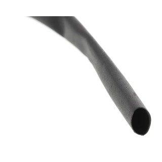 HellermannTyton Heat Shrink Tubing Black 6.4 mm Sleeve Diameter x 5m Length 3:1 Shrink Ratio 308-30600 HIS-3-6/2-PO-X-BK