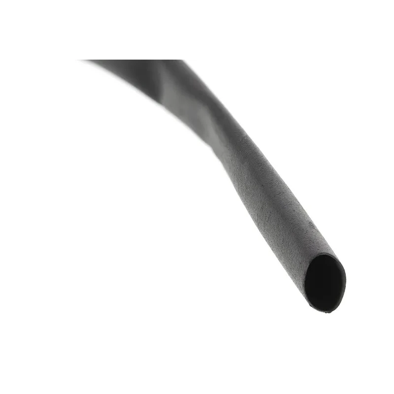 HellermannTyton Heat Shrink Tubing Black 6.4 mm Sleeve Diameter x 5m Length 3:1 Shrink Ratio 308-30600 HIS-3-6/2-PO-X-BK