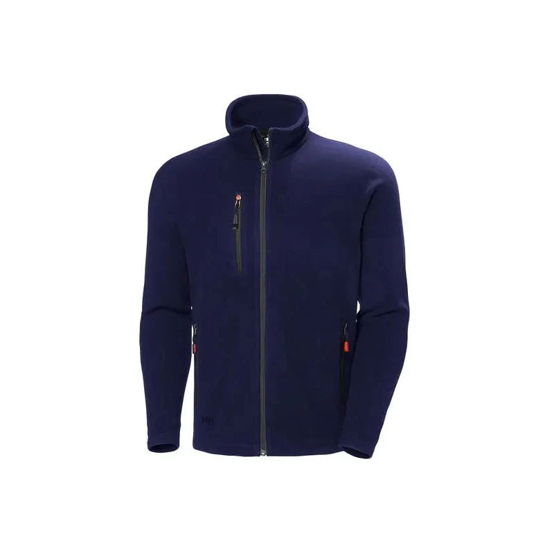 Helly Hansen Oxford Navy Polartec Unisex Fleece Jacket Zipper Closure 72026_590-2XL