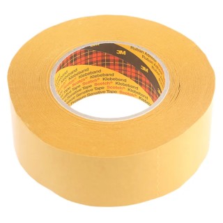 3M 9084 Beige Double Sided Paper Tape Paper Backing Acrylic Adhesive 50mm x 50m 0.1mm Thickness 8N/cm 9084 50MMX50M