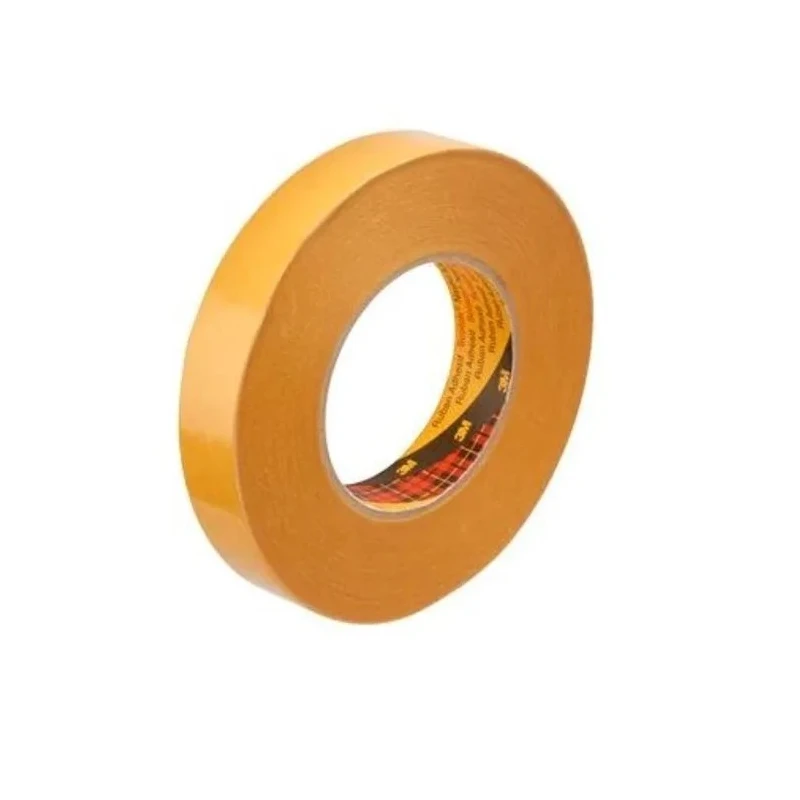 3M Double Sided Paper Tape Beige, Acrylic Adhesive, Paper Backing, 25mm x 50m, 8N/cm Adhesion, Model 9084 25MMX50M