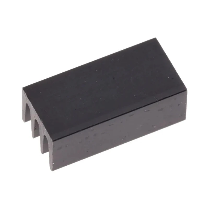 Fischer Elektronik Universal Rectangular Aluminium Heatsink Black Anodised 63K/W 4.8 mm x 13 mm x 6.3 mm ICKSMDA13